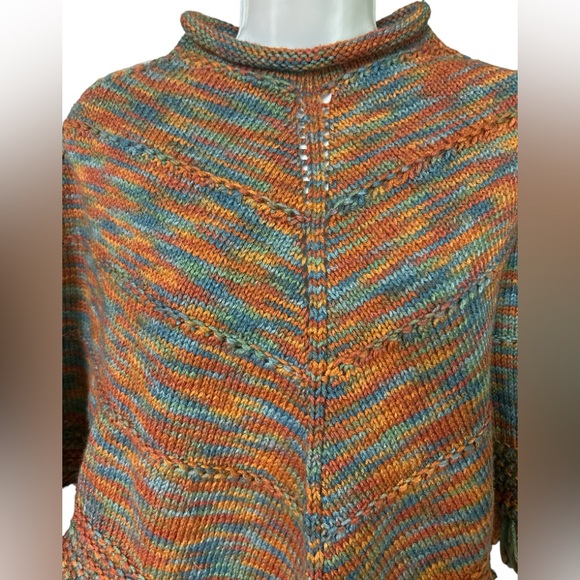 Poncho wool blend - Picture 2 of 6